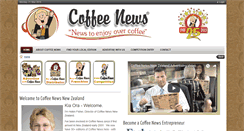 Desktop Screenshot of coffeenews.co.nz